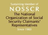 Sustaining Member of The National Organization of Social Security Claimants' Representatives